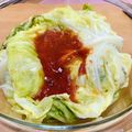 ぷにぷにもみじ's cooksnap of when they made レンジで！巻かないロールキャベツ.