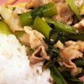 kai_neco's cooksnap of when they made 豚肉と小松菜のキムチ炒め.