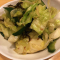 ゆうゆう715's cooksnap of when they made キャベツときゅうりの浅漬け.