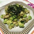 S72☆'s cooksnap of when they made 鶏ささみのアボカドときゅうりの和風丼♪.