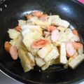 卯月のうさぎ２０１４'s cooksnap of when they made ほくほくこくうま里芋ｄｅジャーマンポテト.