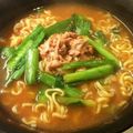 ベティ３'s cooksnap of when they made 超HOT！ツナチゲラーメン.