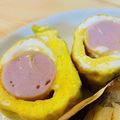 kotorinpi's cooksnap of when they made お弁当に★魚肉ソーセージ入り卵焼き.
