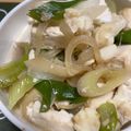 けんよこ's cooksnap of when they made 長ネギと豆腐の炒め煮.