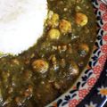 R1NR1N's cooksnap of when they made ひき肉とほうれん草とひよこ豆のカレー.