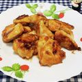 みかかめ's cooksnap of when they made 冷凍＊鶏むね肉のバーベキュー風.