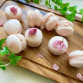 Oliveの樹's cooksnap of when they made さくらクリームの桜マカロン.