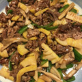 puririnrin's cooksnap of when they made たけのこと牛肉のオイスターソース炒め.