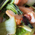 わんこデラックス's cooksnap of when they made 簡単一品！青梗菜と厚揚げの塩ニンニク炒め.