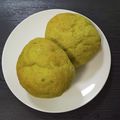 しまハハ's cooksnap of when they made 濃い♪よもぎあんぱん.