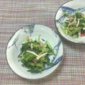 おはなすき's cooksnap of when they made すぐできるカニカマと青菜のナムル.