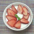 おはなすき's cooksnap of when they made ✿ヨーグルトに苺飾っちゃった✿.