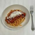 ぽめぽーめ's cooksnap of when they made タコのラグーのスパゲティ.