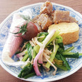 ハチワレねこ's cooksnap of when they made ホウレンソウとエノキタケのからし和え.