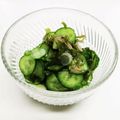☆とらねこトラちゃん's cooksnap of when they made きゅうり・みょうが・大葉とめかぶの箸休め.