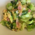 0720まま's cooksnap of when they made 簡単☆チンゲン菜、ベーコン、卵の炒め物.