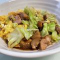 sz55's cooksnap of when they made 焼豚キャベツのふんわり卵炒め.