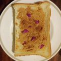 inLondon's cooksnap of when they made はちみつピーナッツバタートースト.