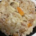 あんみ☆☆'s cooksnap of when they made 細切りタケノコとひき肉の炊き込みご飯.