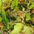 dentalako's cooksnap of when they made 小松菜とじゃこの中華風あえもの.