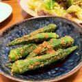 くりじゅん☆'s cooksnap of when they made オクラのごま和え.