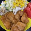 やんちゃ坊主☆'s cooksnap of when they made お弁当にも！　鶏むね肉の　簡単　照り焼き.