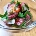 フリージア♬'s cooksnap of when they made あと一品♪タコと大葉のポン酢あえ.