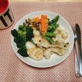 erikaaaa_'s cooksnap of when they made タラとホタテのガーリックバタームニエル.