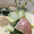 mantacarp's cooksnap of when they made 青梗菜とハムのとろとろミルク煮.