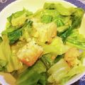 CarmenKoni's cooksnap of when they made 5分レシピ★厚揚げとキャベツ炒め.