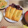Halcandy51's cooksnap of when they made 簡単時短☆ささみと梅肉と大葉の春巻き.