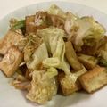 papikun's cooksnap of when they made 厚揚げと春キャベツの味噌バター炒め.
