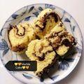 ハラールレシピ's cooksnap of when they made マーブル模様の電子レンジケーキ.