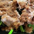 ＊ono＊'s cooksnap of when they made $ほうれん草と豚肉のごまポン酢和え$.