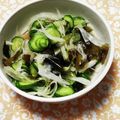 ともこキッチン's cooksnap of when they made 新玉とわかめと胡瓜のサッパリ酢の物.