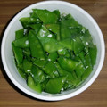 クックUJQEMF☆'s cooksnap of when they made 簡単☆絹さやの塩麹煮びたし.