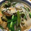 へそ曲がりクック's cooksnap of when they made あさりと豆腐の胡麻が香るチゲ風スープ.