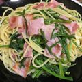 アグネス・ボム's cooksnap of when they made のびると菜の花のパスタ.