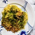 ナピト's cooksnap of when they made 納豆後のせ　和風パスタ.