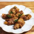 horseland's cooksnap of when they made たけのこの肉巻き照り焼き.