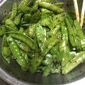 ようちろん's cooksnap of when they made きぬさやでゴマが香るおひたし.