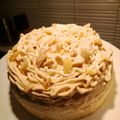 クック1HX7SZ☆'s cooksnap of when they made 茹で栗でモンブランケーキ.