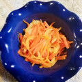ひろみつばち's cooksnap of when they made 人参とかにかまぼこのにんにく炒め.