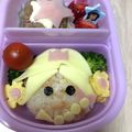 サイチョン's cooksnap of when they made アナ雪　エルサとオラフ　キャラ弁　デコ弁.
