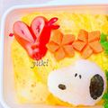 ゆりほのママ♪'s cooksnap of when they made キャラ弁に♡彼弁に♡ハート赤ウインナー♡.