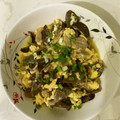 Phamvandon's cooksnap of when they made 麺つゆで簡単！豚ばら肉&きくらげの卵炒め.