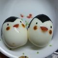 めそ。's cooksnap of when they made ゆで卵のペンギンちゃん.
