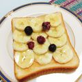 サンディサンディ's cooksnap of when they made はちみつバターのバナナトースト.