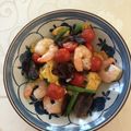 ひなあいりグランマ's cooksnap of when they made スィートチリソースでえびトマトの卵炒め　.