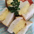 ゆずカフェ's cooksnap of when they made ☆レンジで仕上げ☆厚焼き玉子サンド.